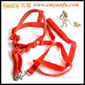 Fashion Red Nylon Material retractable dog collar leash